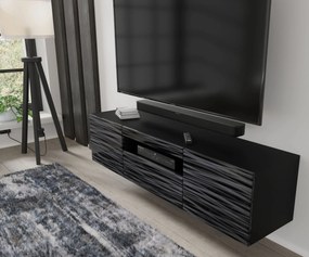 TV stolík/skrinka Aurora 150 (sahara čierna). Akcia -22%. Vlastná spoľahlivá doprava až k Vám domov. 1124865