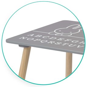 Detský stôl Bunny s dvoma stoličkami Ricokids RC-847