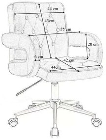 LuxuryForm DESIGN Barová stolička BOSTON VELUR na čiernom tanieri - modrá
