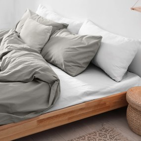 FLANELOVÉ PRESTIERADLO 210X220 CM BIELE