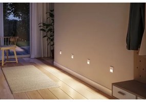 Paulmann 79999 - LED/1W Schodiskové svietidlo TSARO 230V Follow/biela