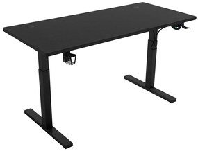 Herný stôl BR04 čierny 140 cm