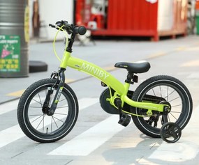Detský bicykel Miniby 14" zelený