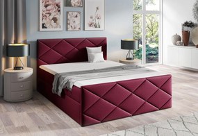 Čalúnená posteľ boxspring ROBINSON + vrchný matrac - madryt 9100 / 160x200