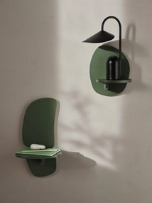 Ferm Living Nástenná polica Pilu Verdant Green Small