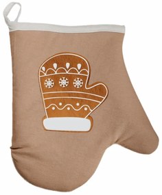 Vianočná kuchynská rukavica Sweetbread EMI, červená