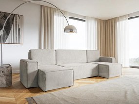 Rohová sedacia súprava Copenhagen L  (piesková + čierna). Vlastná spoľahlivá doprava až k Vám domov. 1098892
