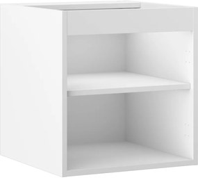 Mexen Box-A, závesná skrinka 45 cm, biela matná, 91AX1-0450-470-1-01