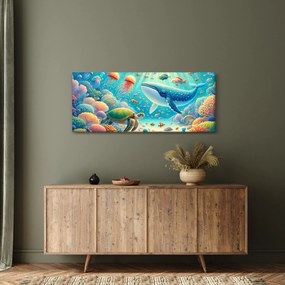 Obraz - Svet pod hladinou (120x50 cm)