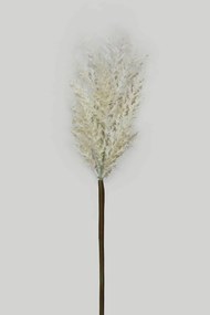 Biela dekoračná poľná tráva 78cm