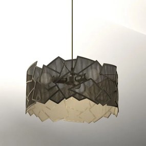 Luster na lanku CAMO 3xE27/15W/230V zlatá