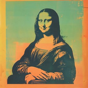 Ilustrácia Mona Lisa Modern, Andreas Magnusson