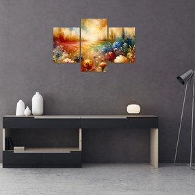 Obraz - Pestrofarebná lúka (90x60 cm)