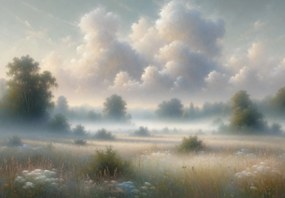 Fototapeta - Maľba krajiny (147x102 cm)