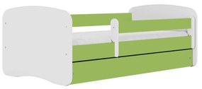 Letoss Detská posteľ BABY DREAMS 180/80 Zelená S matracom Bez uložného priestoru