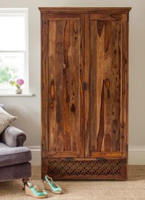furniture-nabytek.cz - Šatníková skriňa masív z palisandra 120x60x200