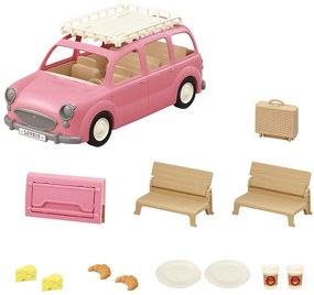 Sylvanian family 5535 Rodinné auto ružové Van