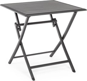 Hliníkový záhradný stolík 70x70 cm Elin – Bizzotto