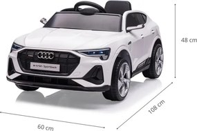 Elektrické autíčko Audi E-Tron Sportback biele