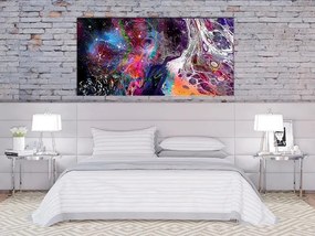 Obraz - Colourful Galaxy (1 Part) Wide Veľkosť: 120x60, Verzia: Na talianskom plátne