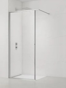 Sprchová zástena SAT Walk-In so stieracou lištou 80 cm SATWISL80