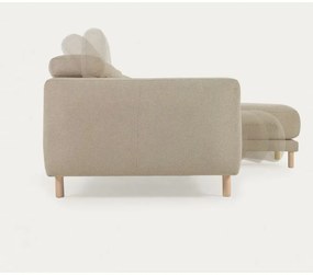 Béžová rohová pohovka (pravý roh) Singa - Kave Home