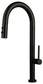 Deante BQO_N72M - Drezová batéria s vyťahovacou sprškou OLFATO čierna BQO_N72M