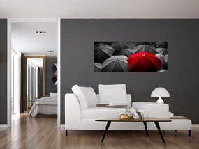 Obraz otvorených dáždnikov (120x50 cm)