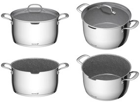 Hrniec G21 Gourmet Miracle s cedníkom 28 cm s pokrievkou nerez/greblon 60022155
