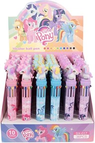 36ks farebná pero pre deti 10 farieb Cute Pony v krabici - 19*18*16 cm
