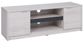TV skrinka Verdek RTV2D VD10, Farby: dub monastery / dub monastery + čierny lesk