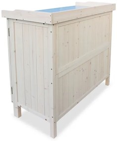 Habau Záhradná skriňa s pracovnou plochou (sivá)  (100271514)