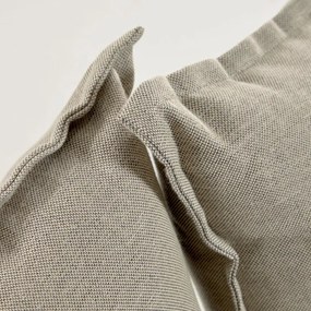 Béžová záhradná pohovka s kovovou konštrukciou Kave Home Mareluz