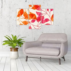Obraz - Oranžové lístie (90x60 cm)