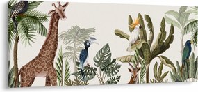 Obraz - Obyvatelia Afriky (120x50 cm)