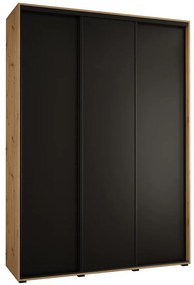 Skriňa 45 Canaris 1 190 artisan/čierna/čierna