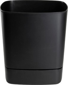 PLASTOVÝ KVETINÁČ CUBI 34X36,5 CM ČIERNA