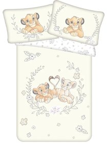 Detské bavlnené obliečky do postieľky - Levi kráľ