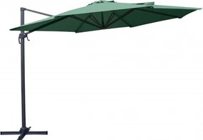 MI Záhradný slnečník 3,5M KAZUAR zelený