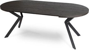 PROXIMA.store - Okrúhly stôl LUKAS FARBA: biela, FARBA NÔH: drevo