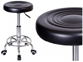 Kosmetická stolička Monza černá