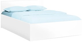 Posteľ SOFIA 120 x 200 cm, biela Rošt: S latkovým roštom, Matrac: Matrac DELUXE 10 cm