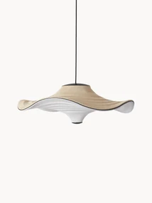 Závesné LED-svietidlo z prírodného vlákna Flying