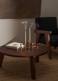 Stoff Nagel Designový svietnik STOFF Nagel Bronzed Brass