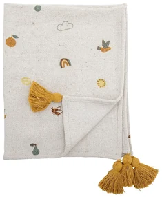 Biela detská deka 80x100 cm Agnes – Bloomingville Mini