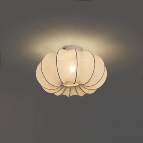 Japandi stropné svietidlo biele 37 cm - Plu Asyesha