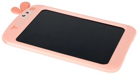 KIK Grafický LCD kresliaci tablet 8,5" so stylusom, ružový zajačik