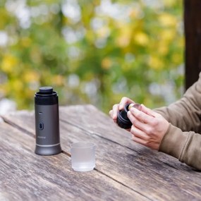 Aligator ACM002 - Prenosný nabíjací kávovar PortaCaffé 3 v 1 72W/7500 mAh sivá