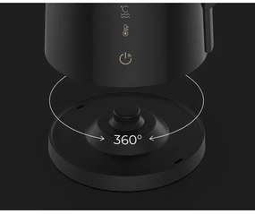 AENO - Inteligentná rýchlovarná kanvica s LED displejom 1,7 l 2200W/230V čierna