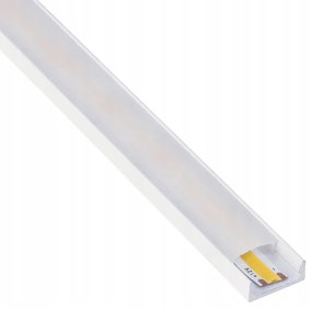BERGE LED hliníkový profil 1m biely prisadený - sada
